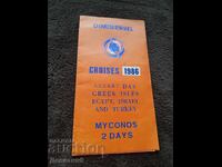 Broșură publicitară "Dimistravel cruises" 86 g