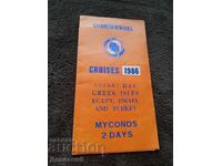 Broșură publicitară "Dimistravel cruises" 86 g