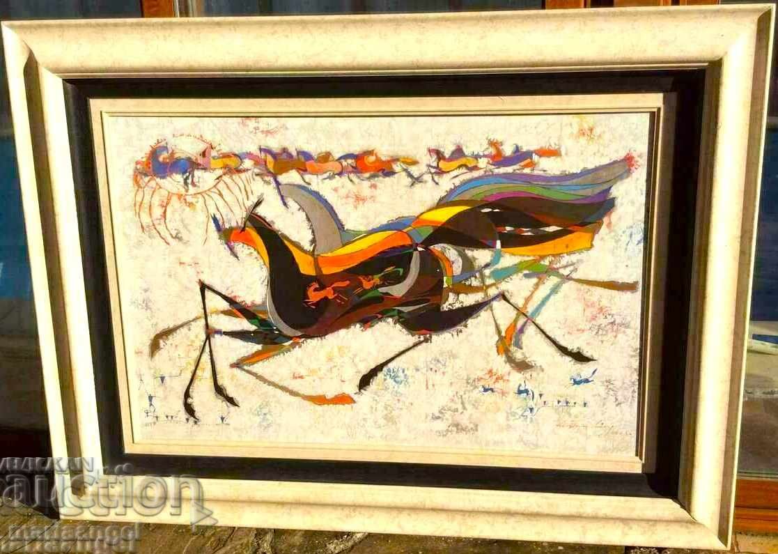 Λι Τζουν-Λιανγκ "Reflected Horses" 1993 Λονδίνο 125x93cm - 7 Λι Τζουν-Λιανγκ "Reflected Horses" 1993 Λονδίνο 125x93cm - 7