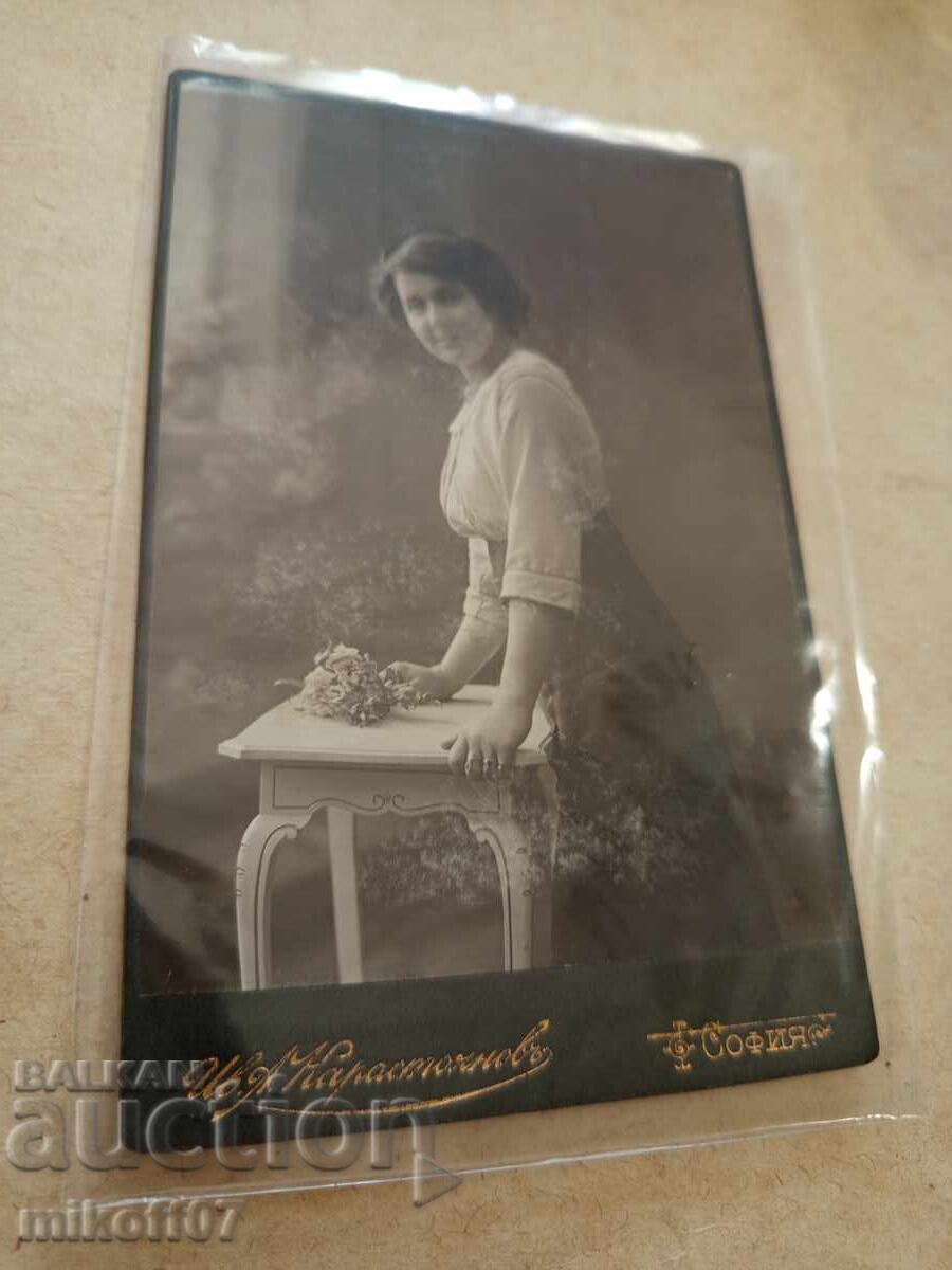 Снимка картон фотография Иван Карастоянов Снимка картон фотография Иван Карастоянов