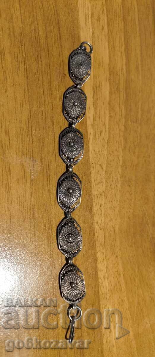 Παράδοση ΠΑΛΙΟ ΑΣΗΜΕΝΙΟ ΒΡΑΧΙΟΛΙ ΦΙΛΙΓΡΑΝ ΜΝ, ΥΨΗΛΗΣ ΚΑΘΑΡΟΤΗΤΑΣ!