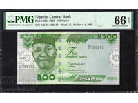 Νιγηρία 500 Νάιρα 2023 Pick 43b PMG 65