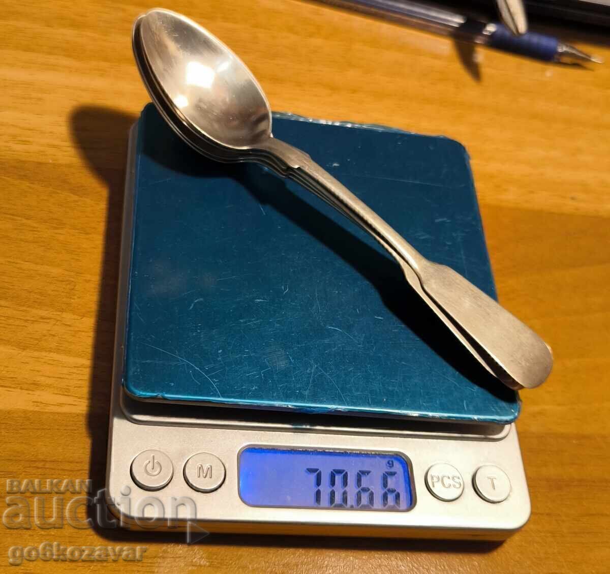 Auction  Old silver spoons!