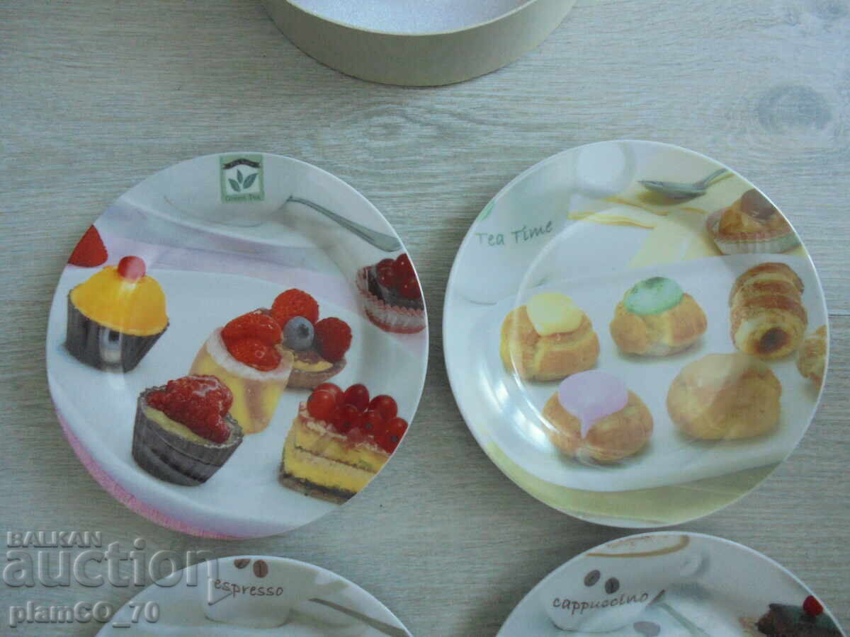 №8211 Porcelain plates - Easy Life - set of 4 with price 20.00 BGN | € 10.23