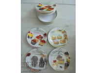 №*8211 farfurii de porțelan - Easy Life - set de 4 bucăți