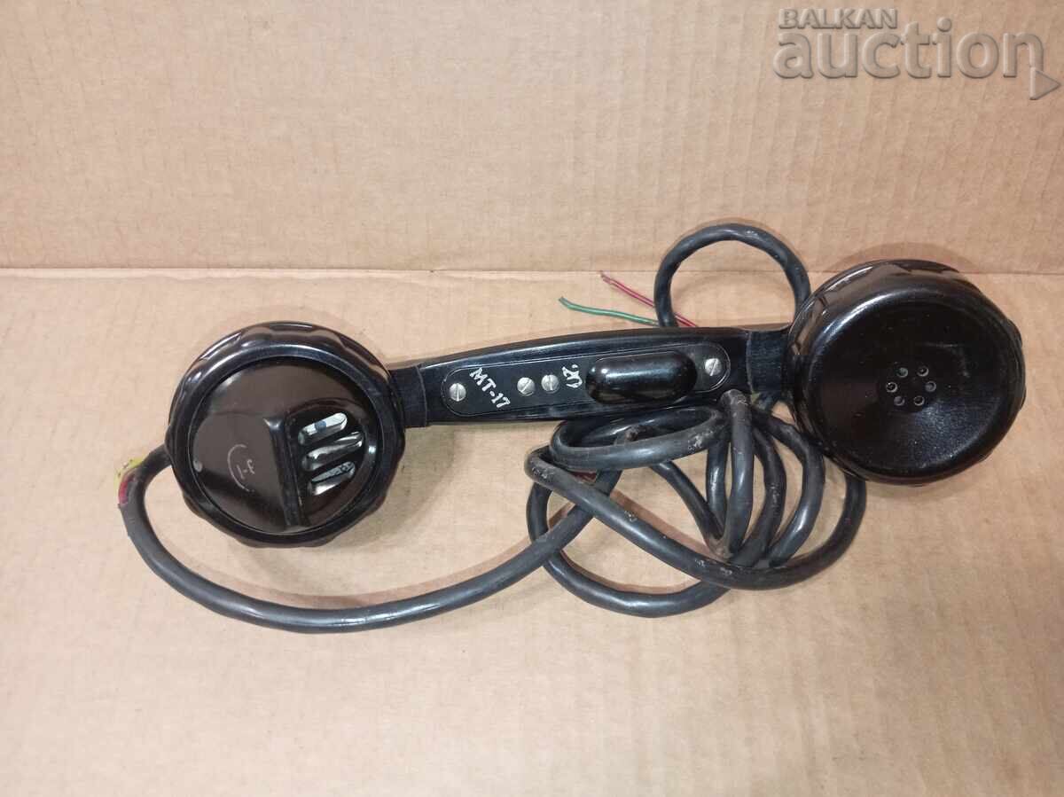 robust bakelite handset TAP field telephone USSR USSR - 6