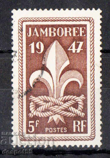 1947. Franța. Jamboree 1947. Franța. Jamboree