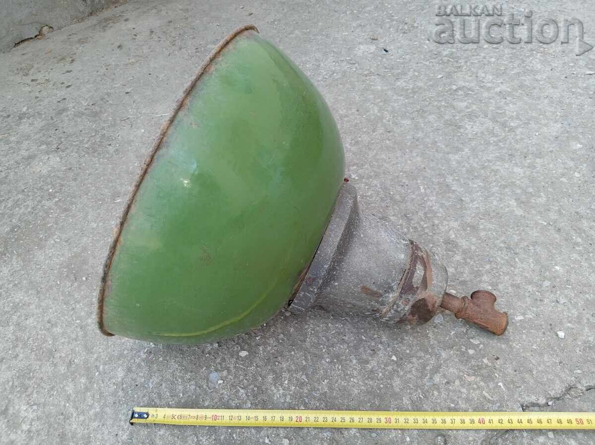 μεγάλη βιομηχανική λάμπα ανακλαστήρα εμαγιέ 60s - 7 μεγάλη βιομηχανική λάμπα ανακλαστήρα εμαγιέ 60s - 7