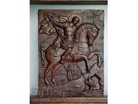 Άγιος Γεώργιος ο Τροπαιοφόρος σκοτώνει το δράκο