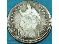 Vatican 1778 Pius al VI-lea (1775-1799) Muraiola da 4 Bolognese