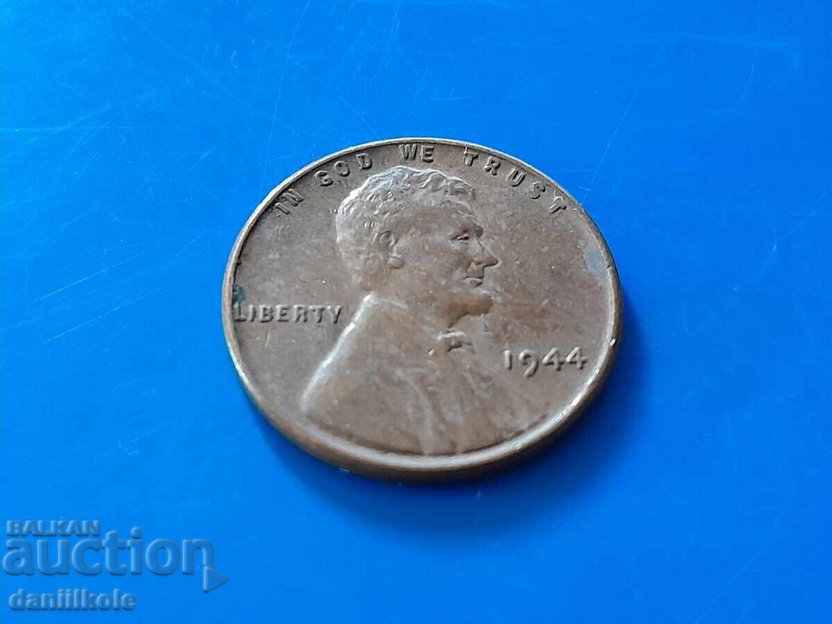Παράδοση *$*Y*$* ΗΠΑ 1 ΛΕΠΤΟ 1944 Χωρίς Γράμμα - ΑΡΙΣΤΗ *$*Y*$*