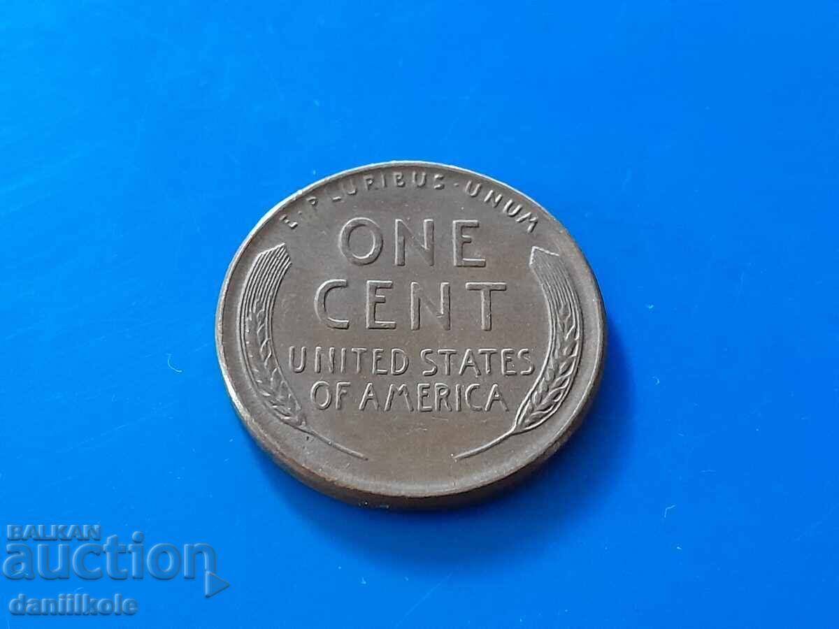 *$*Y*$* SUA 1 CENT 1951 Fără Literă - EXCELENTĂ *$*Y*$* - 5