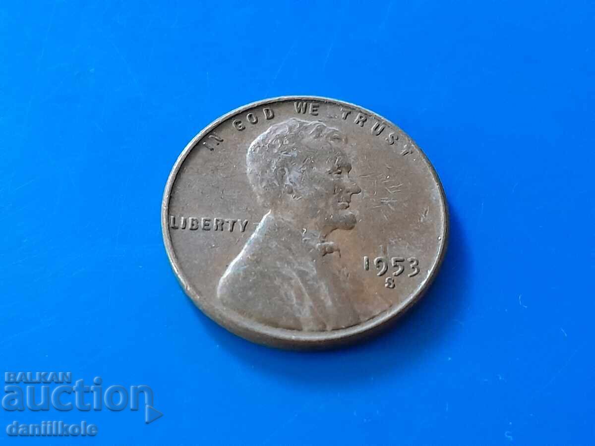 *$*Y*$* ΗΠΑ 1 ΣΕΝΤ 1953 Γράμμα S - ΑΡΙΣΤΗ *$*Y*$*