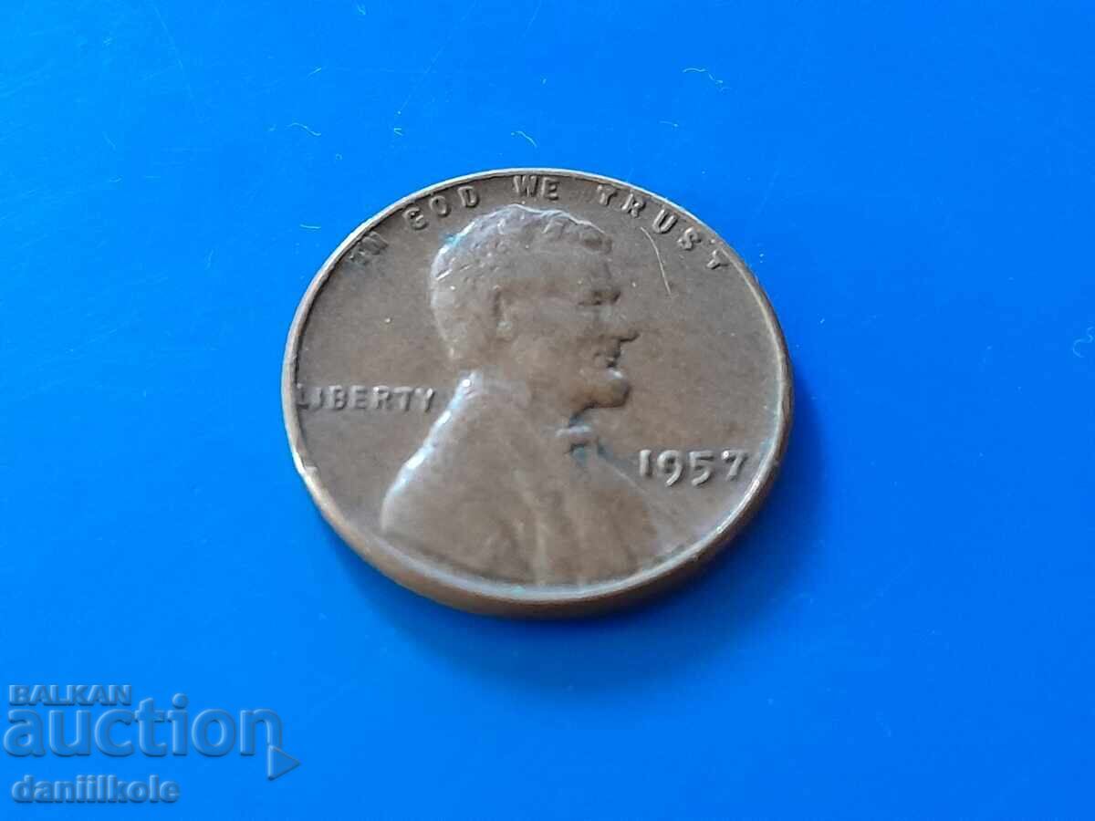 Delivery of *$*Y*$* USA 1 CENT 1957 No Letter - EXCELLENT *$*Y*$*