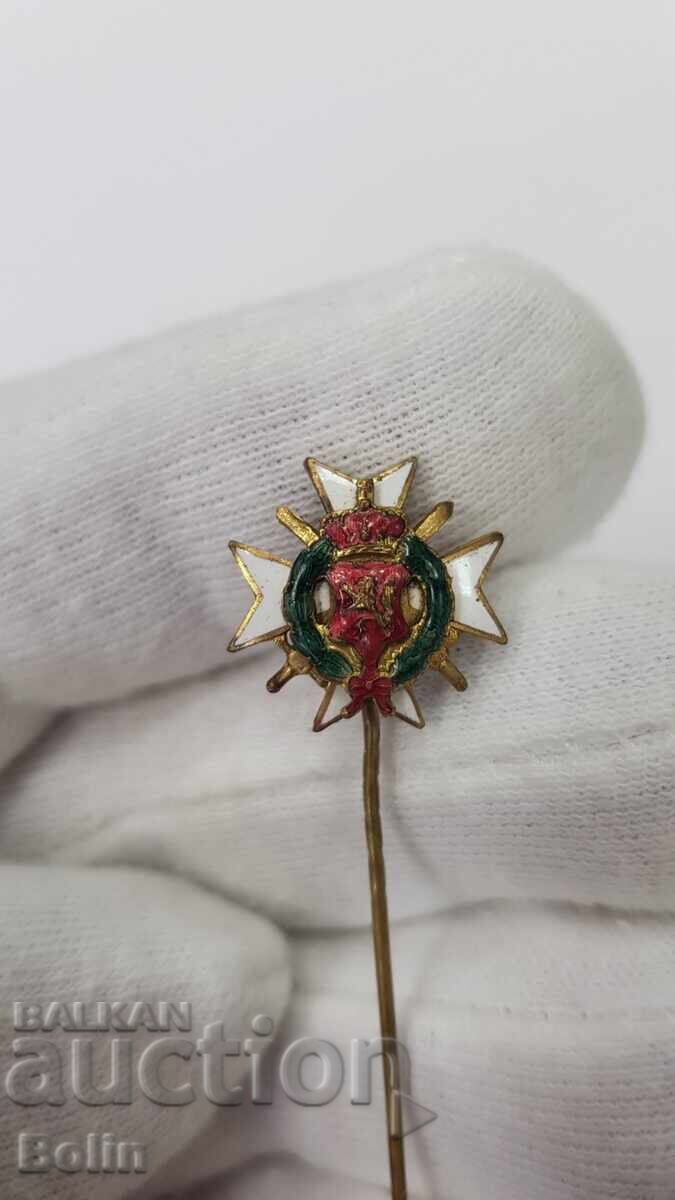 Топ качество на царски знак, значка на запасните офицери