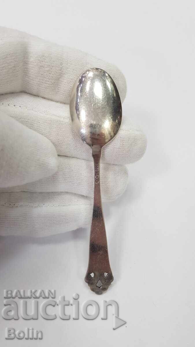 Delivery of Rare silver hunting spoon with rifles Europe 830 grade