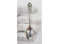 Linguriță rară de argint pentru vânătoare, cu puști, Europa, proba 830