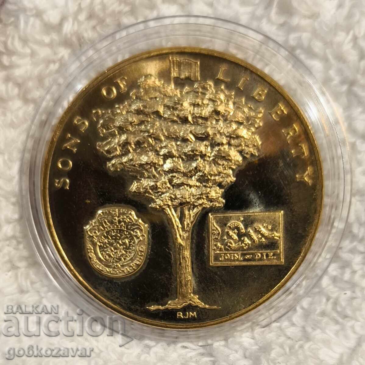 Медал за двестагодишнината на Американската революция 1972г с цена 17.00 лв. | € 8.69 Медал за двестагодишнината на Американската революция 1972г с цена 17.00 лв. | € 8.69