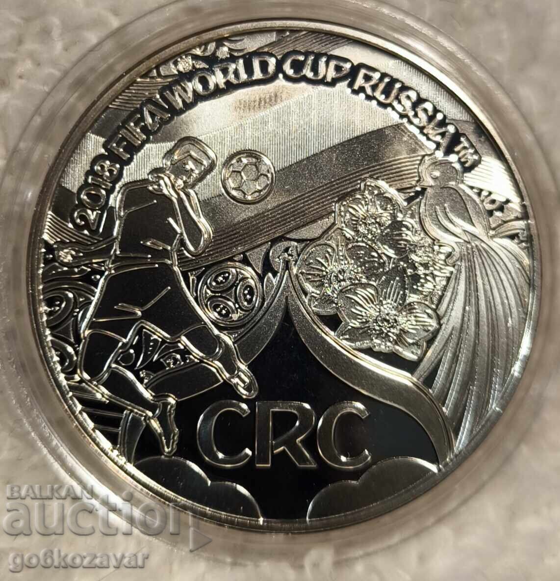 Monedă medalie Campionatul Mondial de Fotbal 2018 Rusia Argint ! cu preț € 10.00 | 19.56 BGN