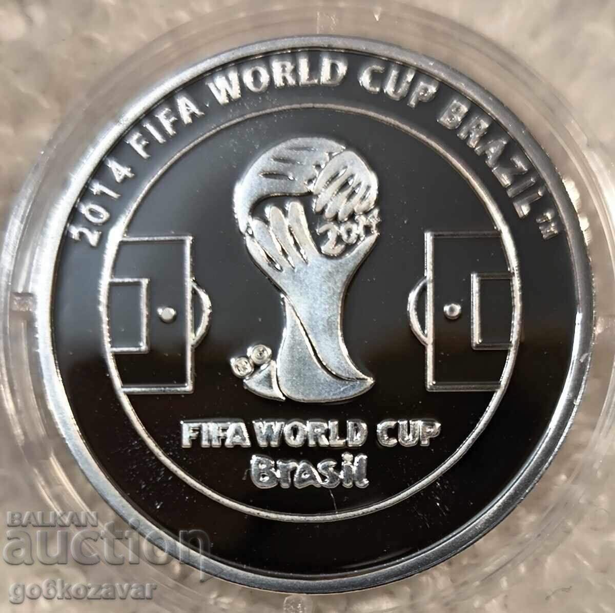 Coin Medal World Cup 2014 Silver! with price € 9.71 | 18.99 BGN