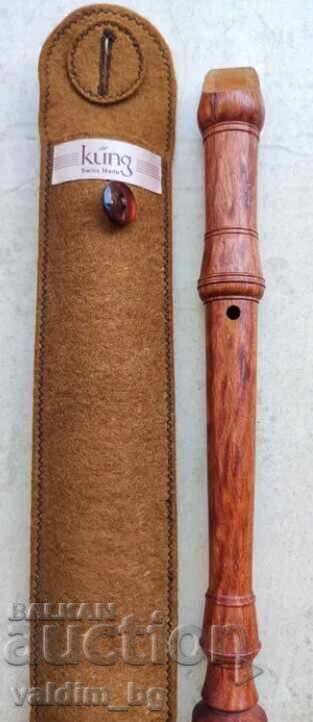 Доставка на Оригинален швейцарски рекордер (блок флейта) KUNG.