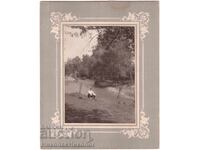 1908 LARGE OLD PHOTO CARD KORTEN MILITARY COLONEL E326