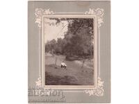 1908 ΜΕΓΑΛΗ ΠΑΛΙΑ ΦΩΤΟΓΡΑΦΙΑ ΧΑΡΤΟΝΙ ΚΟΡΤΕΝ ΣΥΝΤΑΓΜΑΤΑΡΧΗΣ Ε326