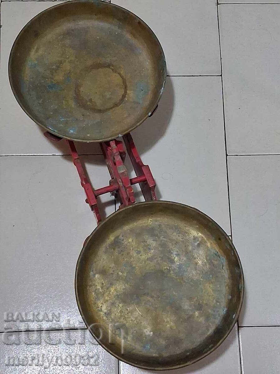 Delivery of Old Bulgarian balance scale with weights, pan balance, weight