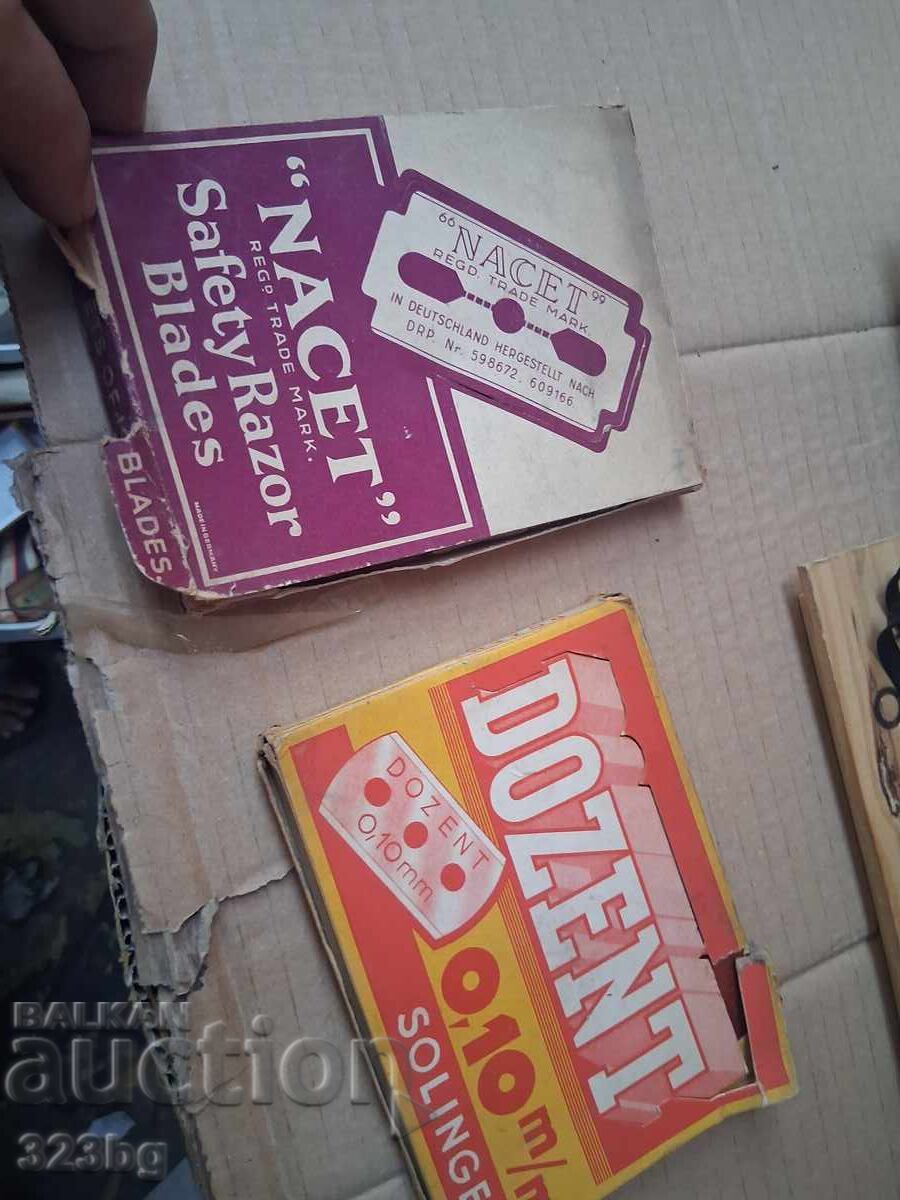 Razor blades from the 40s Solingen Razor blades from the 40s Solingen