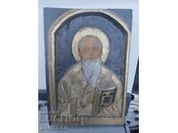 ICOANĂ VECHE, SCULPTURĂ ÎN LEMN