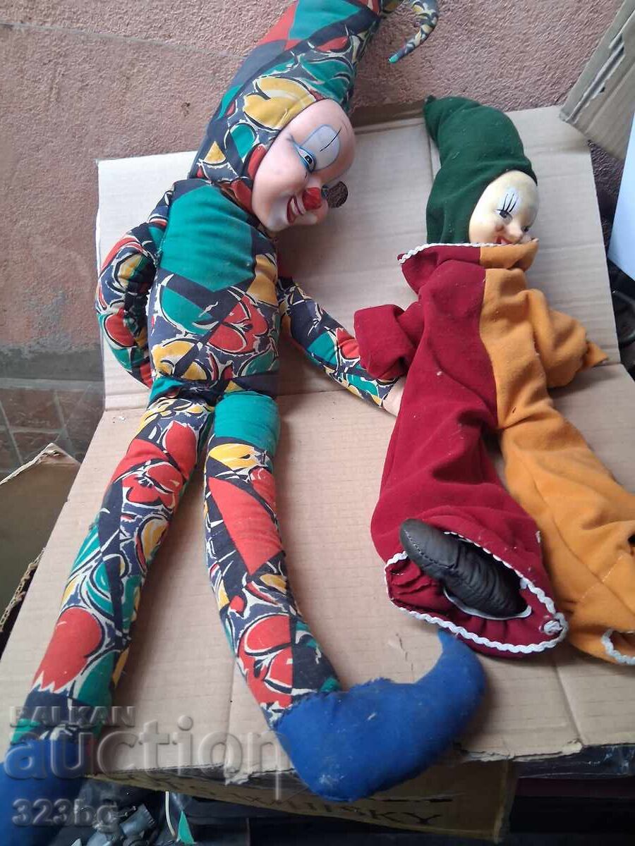 Harlequin Clown Dolls 70s Harlequin Clown Dolls 70s