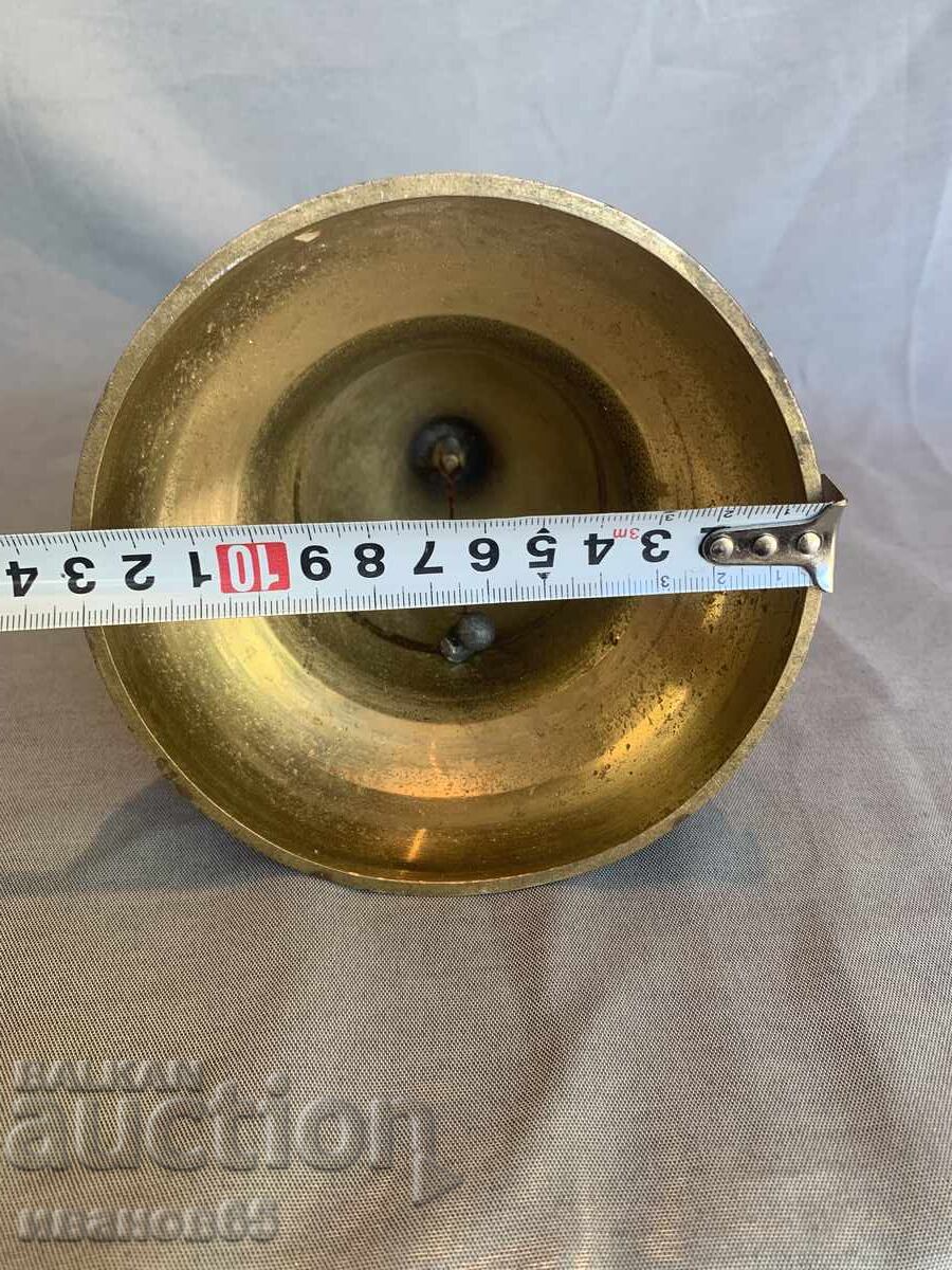 Auction Brass hand bell Auction Brass hand bell