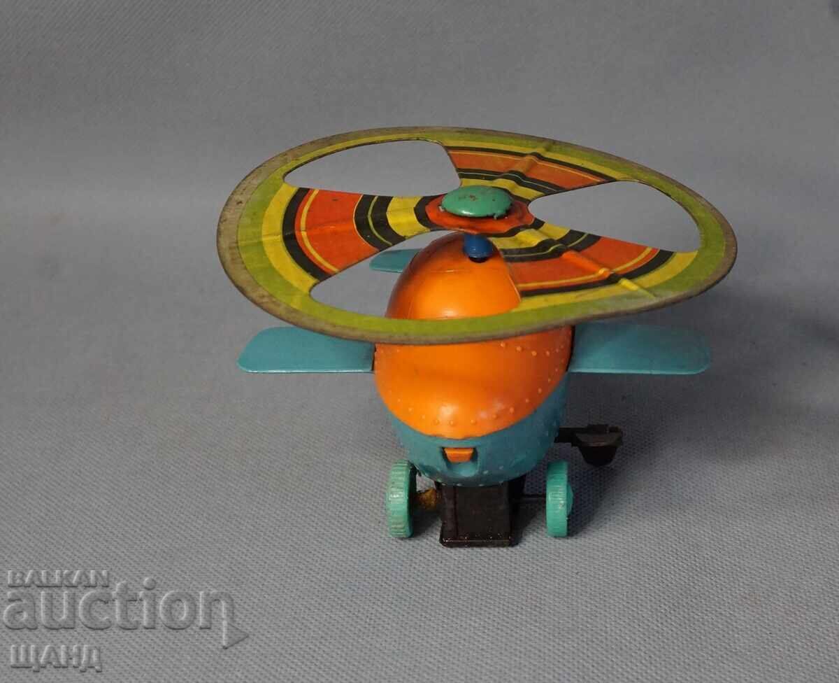 Old Russian plastic mechanical toy helicopter model with price 10.35 BGN | € 5.29