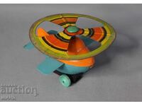Jucărie mecanică din plastic rusească veche, model elicopter