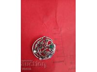 Αντίκα καρφίτσα με πέτρες