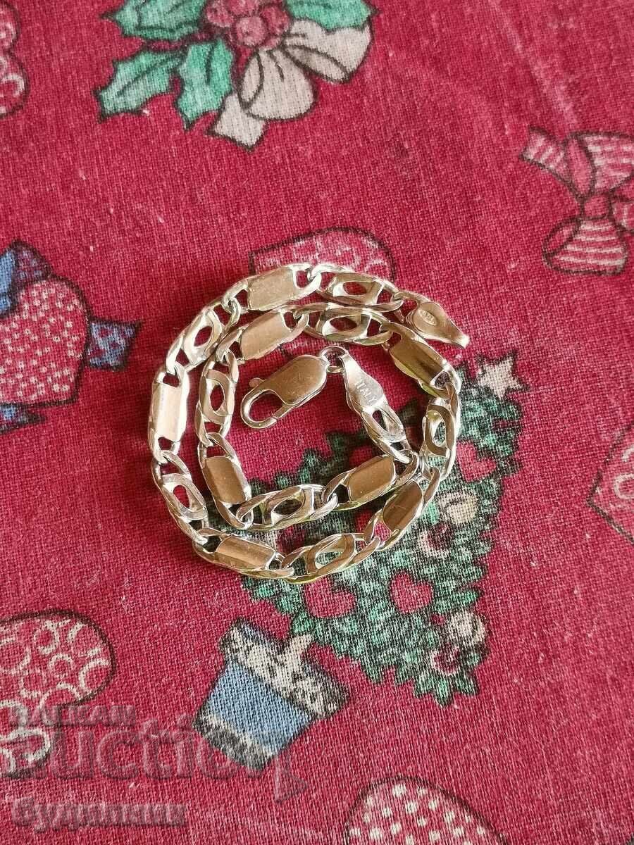 Нова. Сребърна Масивна гривна. 21,5см. Пускам над 100 Аукци Нова. Сребърна Масивна гривна. 21,5см. Пускам над 100 Аукци