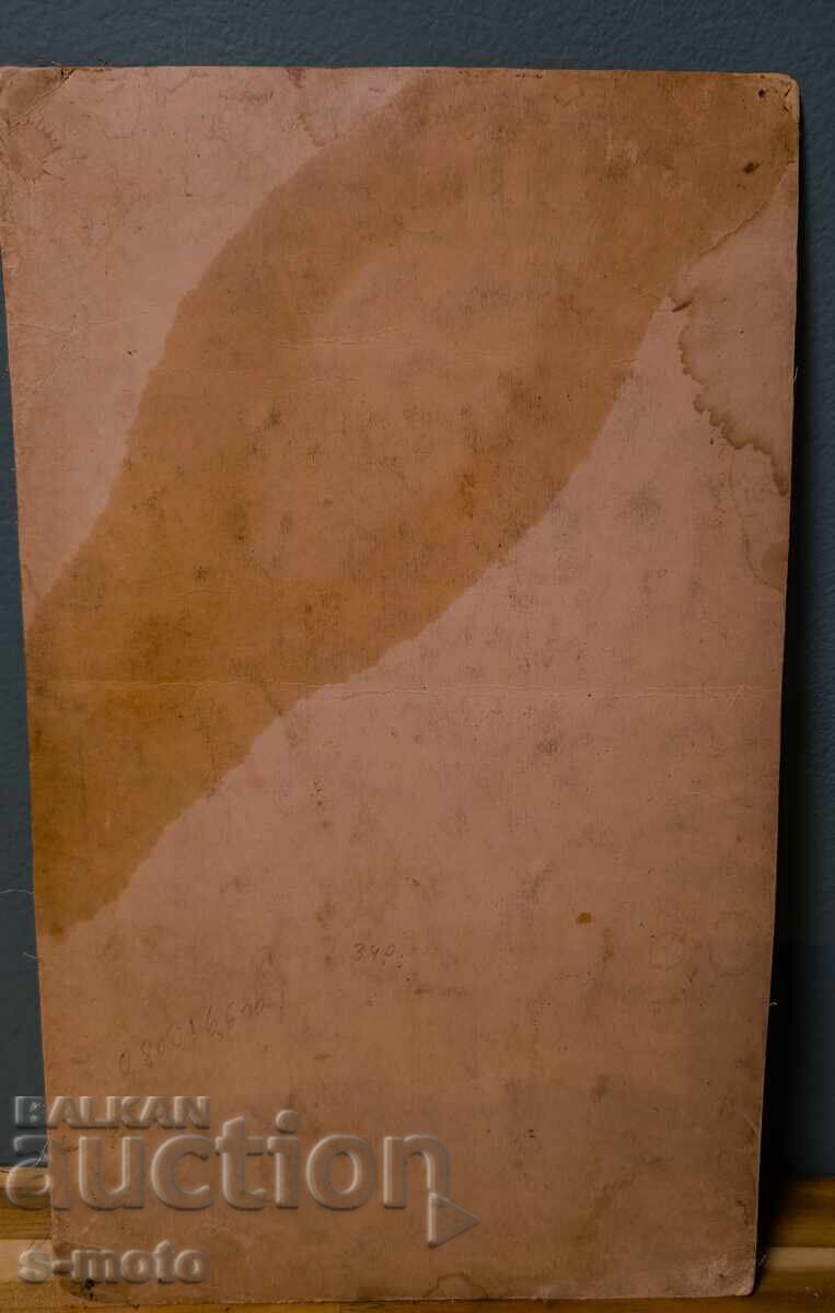 Tablou vechi pictură în ulei peisaj - 5