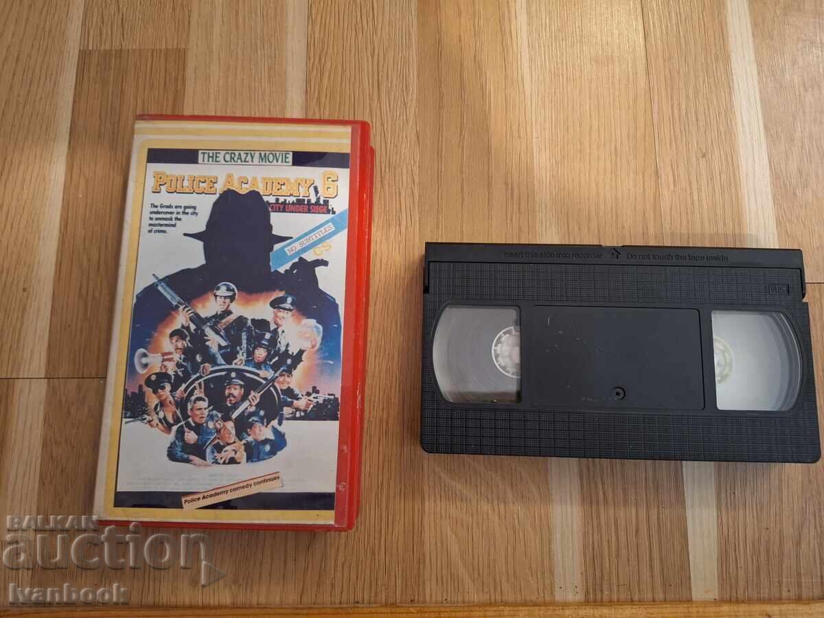 VHS video cassette - Police Academy 6