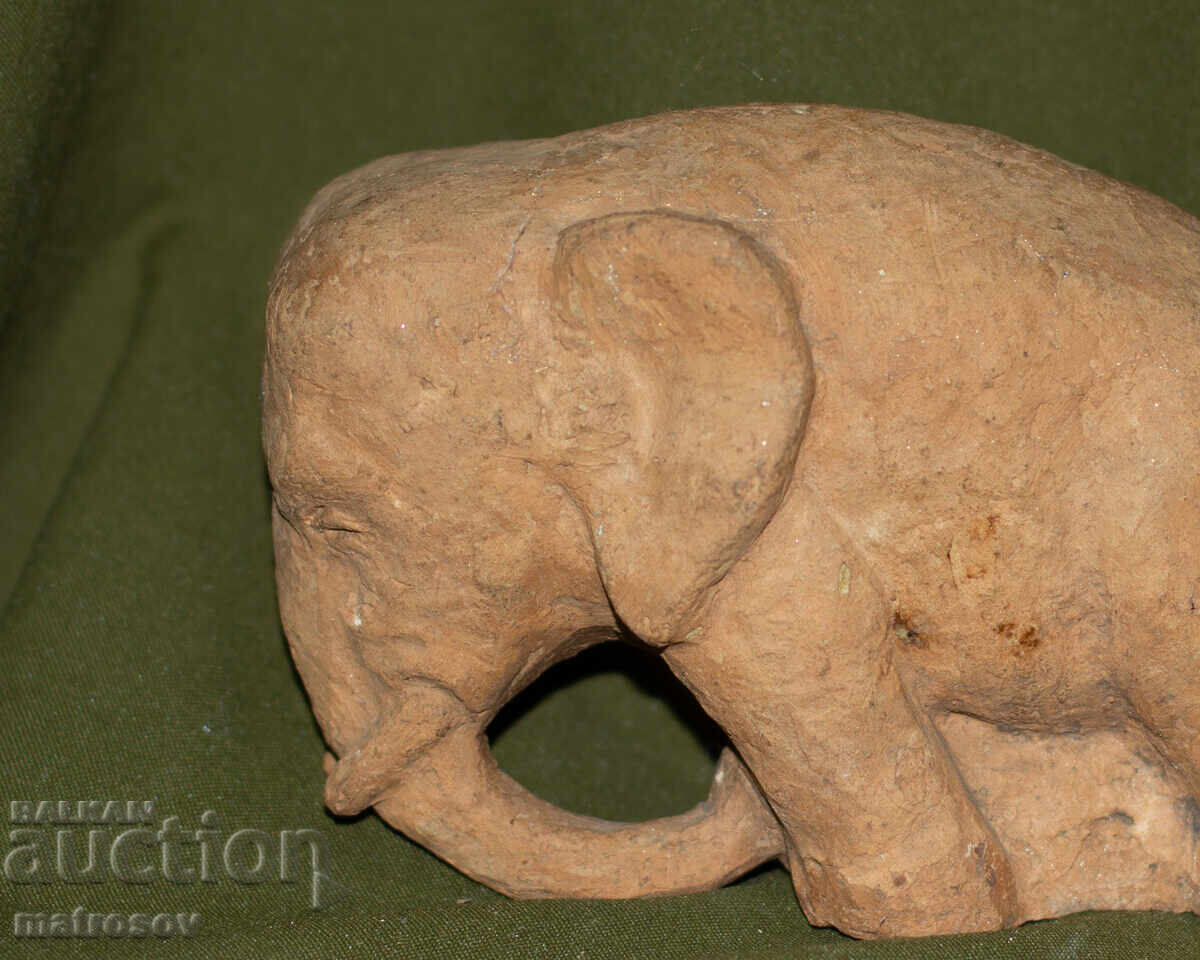 Δημοπρασία Διακοσμητικό κεραμικό ειδώλιο ελέφαντα