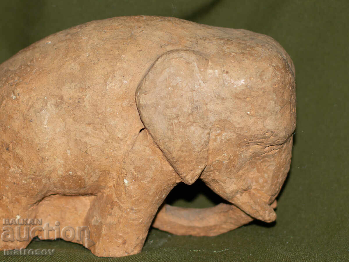 Διακοσμητικό κεραμικό ειδώλιο ελέφαντα - 7