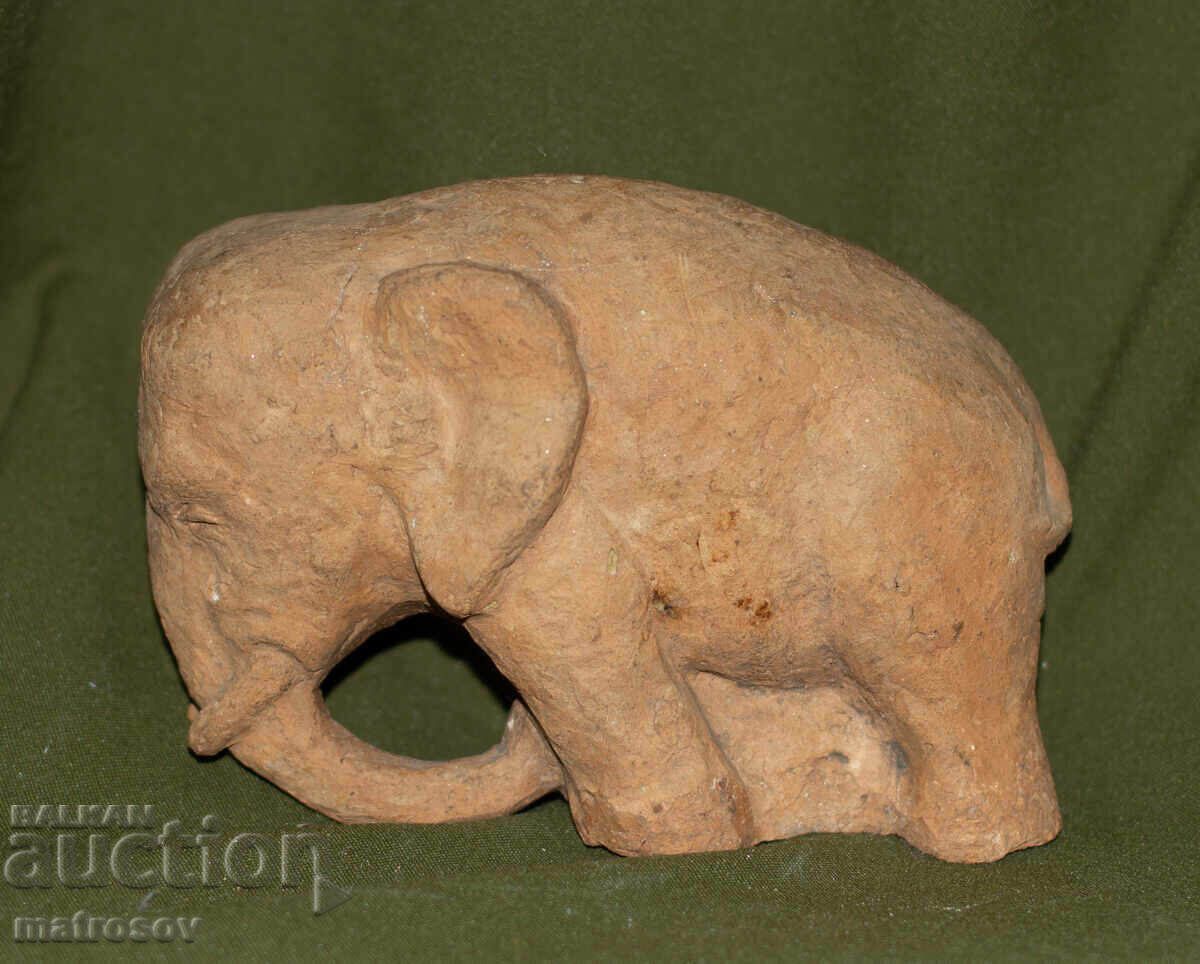 Διακοσμητικό κεραμικό ειδώλιο ελέφαντα