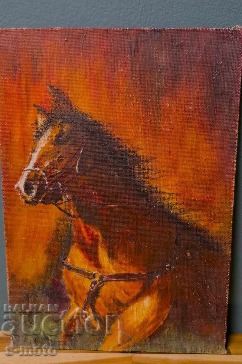 Auction Oil painting gallop Auction Oil painting gallop