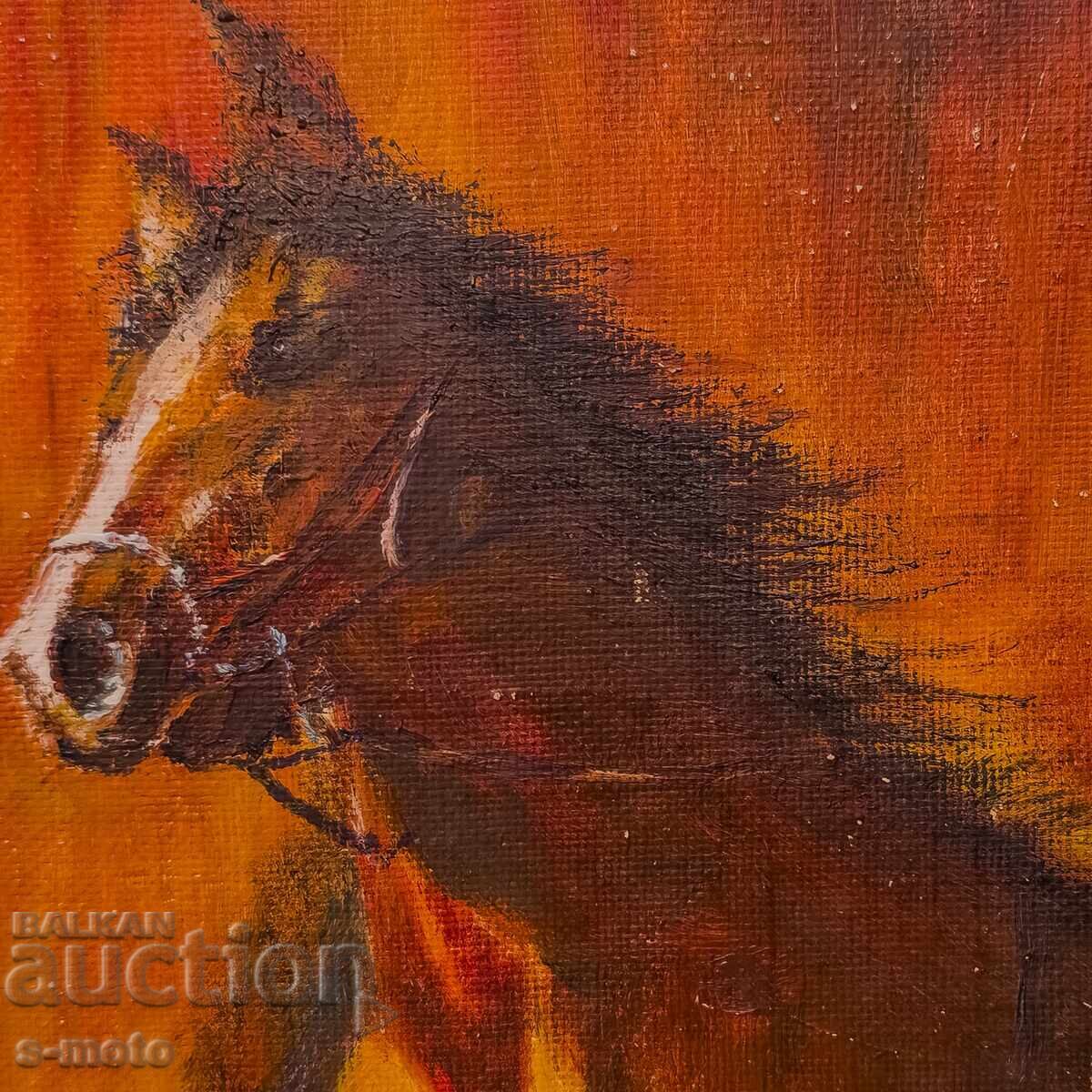 Oil painting gallop - 5 Oil painting gallop - 5