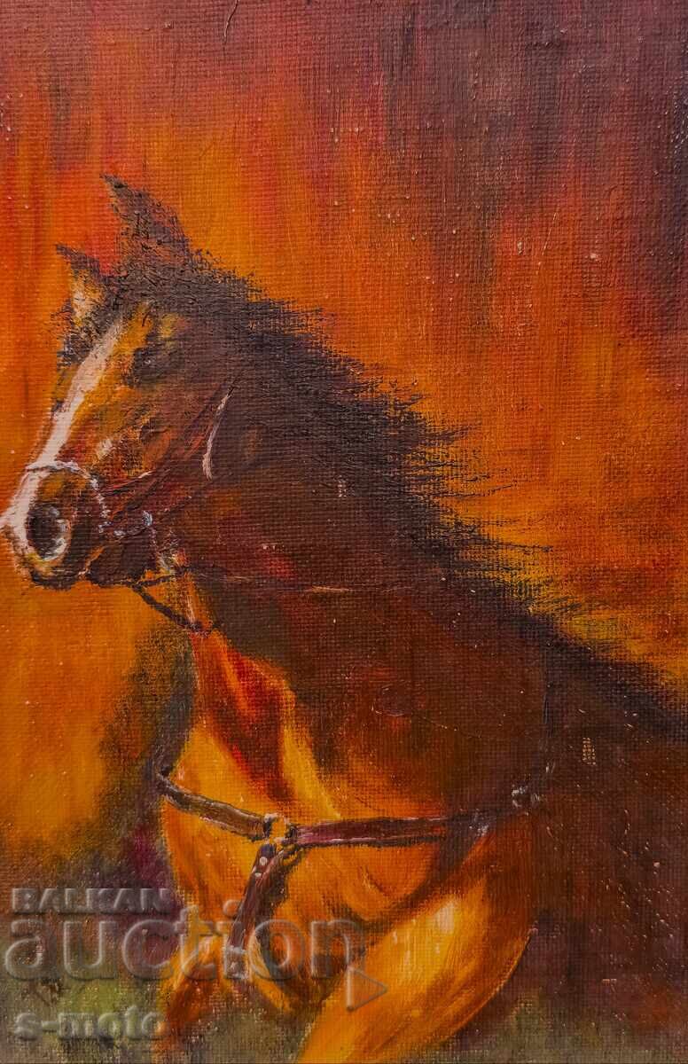 Oil painting gallop Oil painting gallop