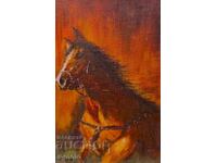 Oil painting gallop