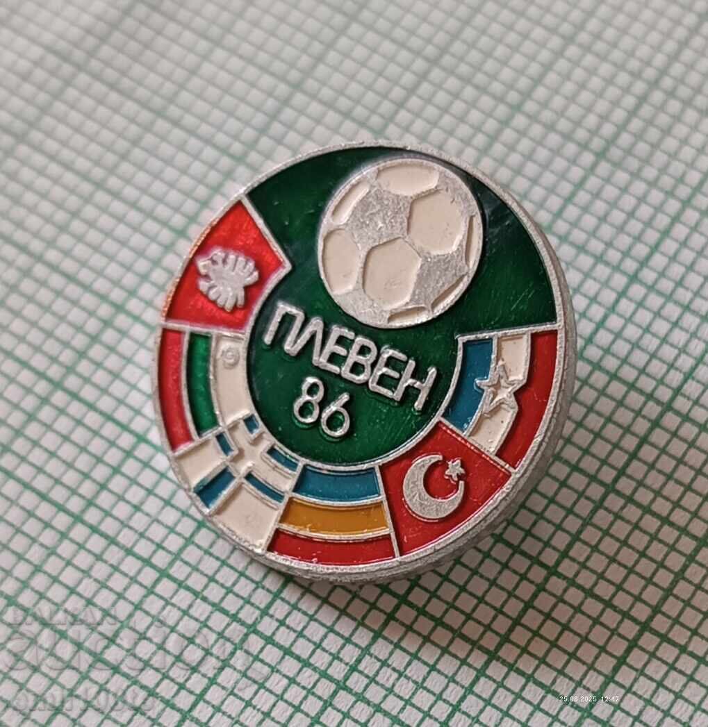 Аукцион Значка- Балканиада футбол Плевен 86 Аукцион Значка- Балканиада футбол Плевен 86