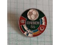 Insigna - Balcaniada de fotbal Pleven '86
