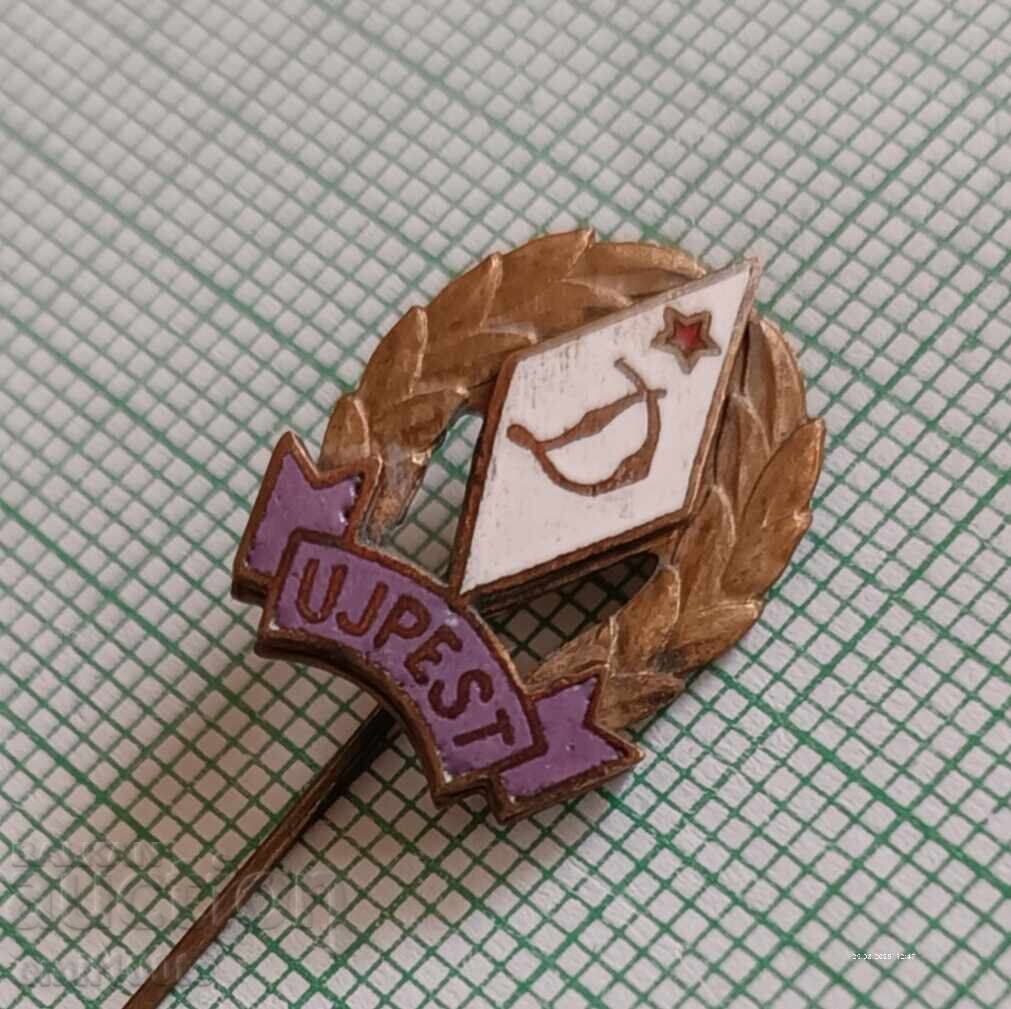 Emblemă - Clubul de fotbal Dózsa Ujpest Dozsa Ujpest Ungaria cu preț 5.00 BGN | € 2.56