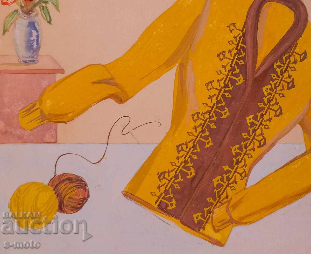 Δημοπρασία Παλιά ζωγραφική γκουάς