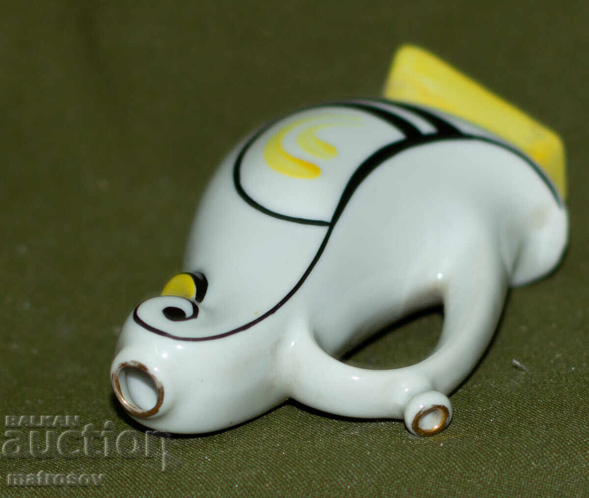 Figurină decorativă din porțelan bulgărească, reprezentând o rață - 6 Figurină decorativă din porțelan bulgărească, reprezentând o rață - 6